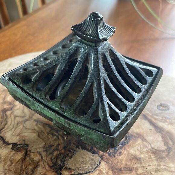 Vintage Vantines Bronze Footed Incense Burner - Picture 1 of 7